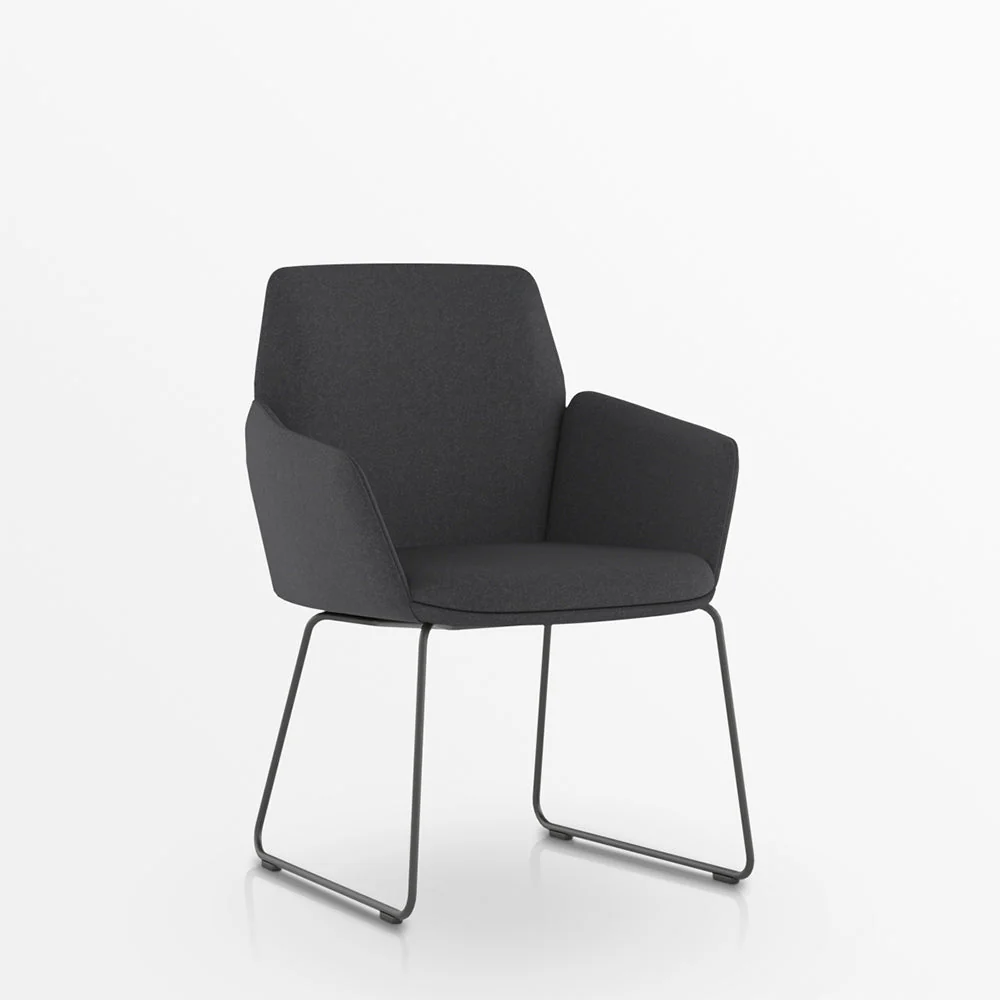 Poppy Guest Chair with Sled Base