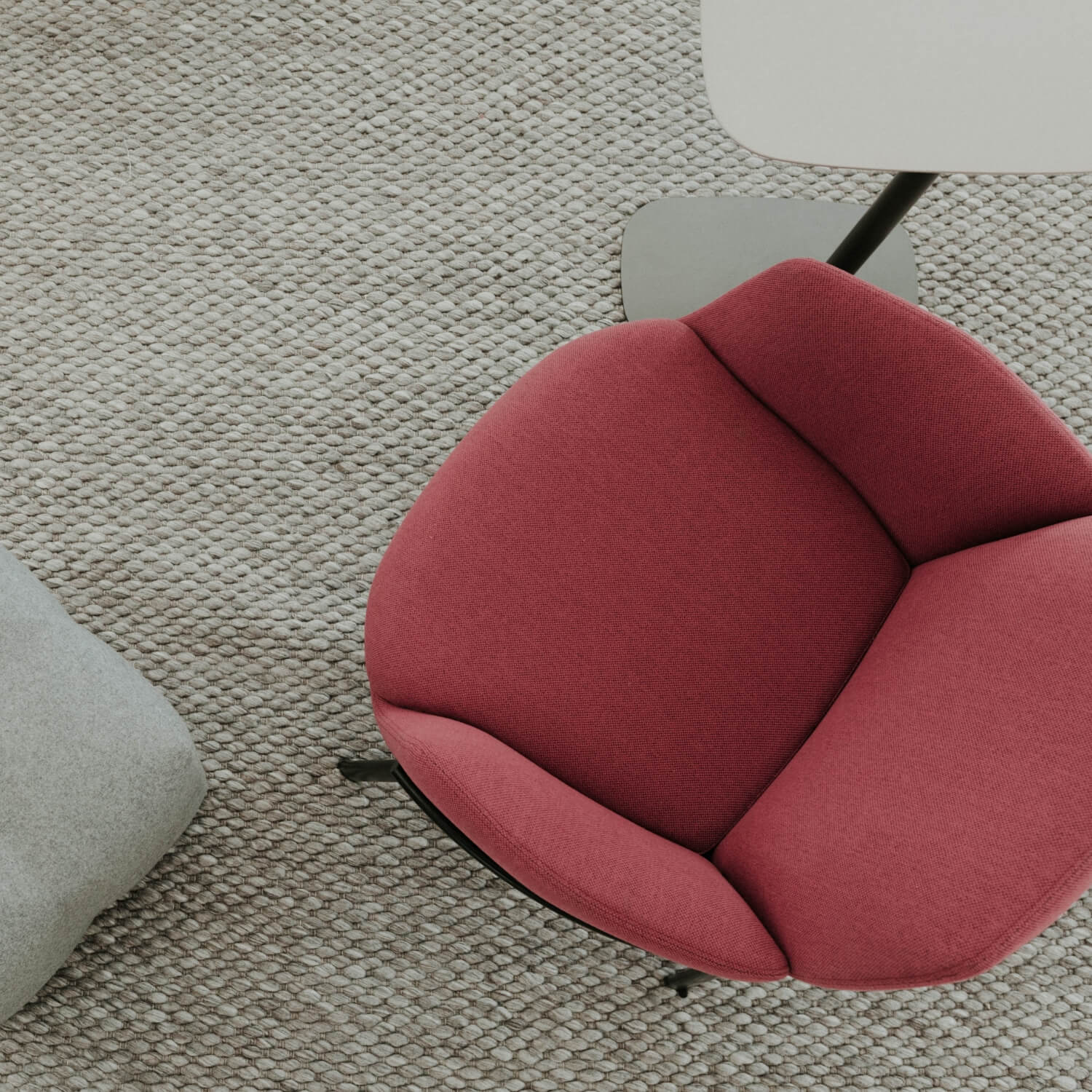 Poppy Lounge Chair with Basket Base 14 Poppy Lounge Chair with Basket Base