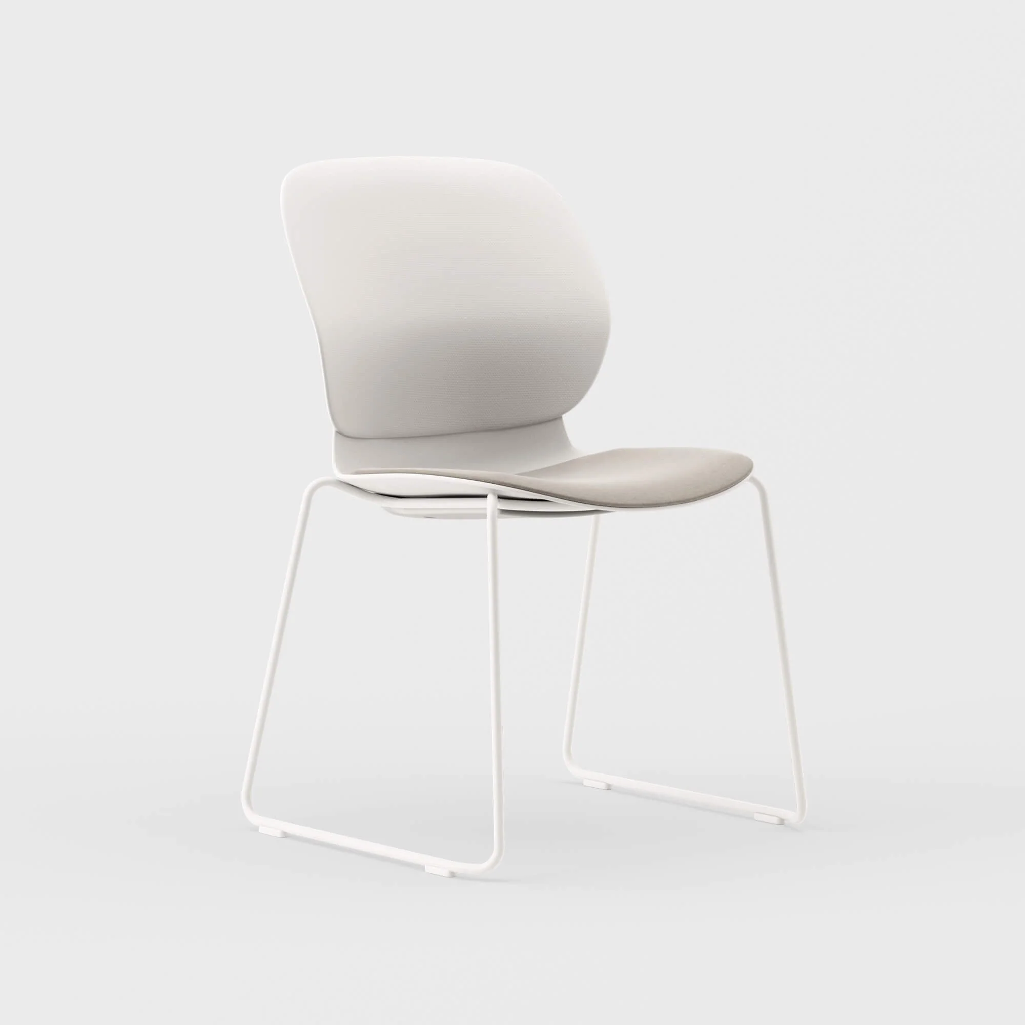 Maari Chair Sled Base with Upholstered Seat 3 Maari Chair Sled Base with Upholstered Seat