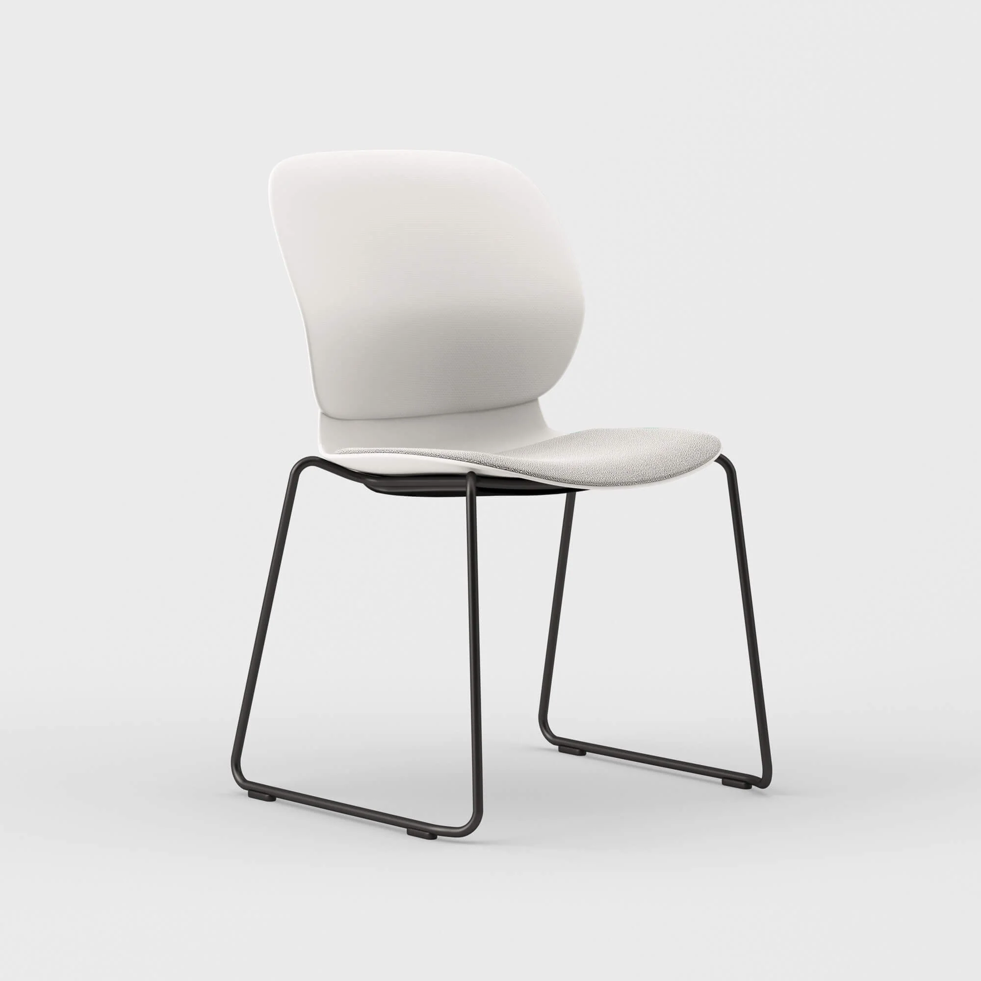 Maari Chair Sled Base with Upholstered Seat 4 Maari Chair Sled Base with Upholstered Seat