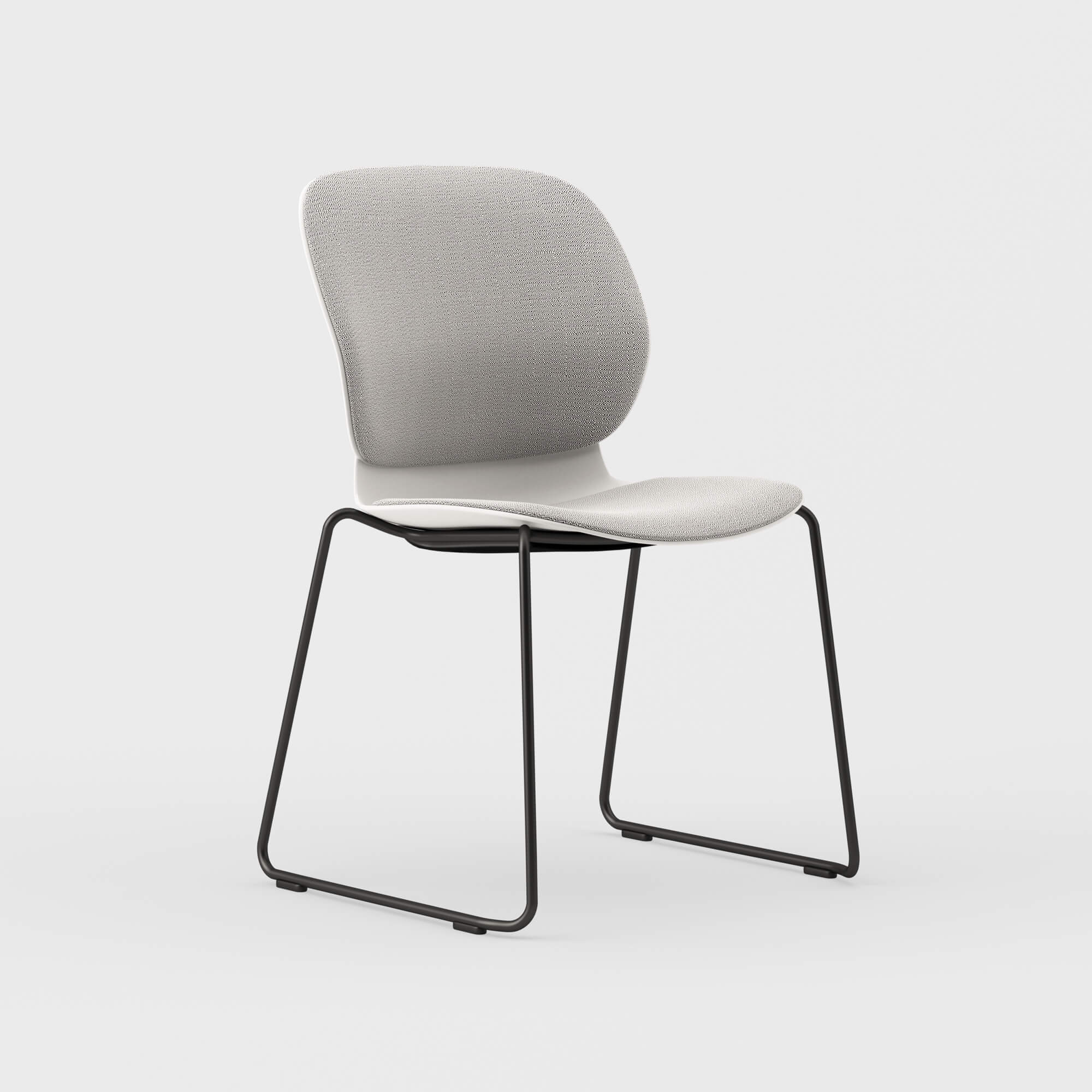 Maari Upholstered Chair with Sled Base 4 Maari Upholstered Chair with Sled Base