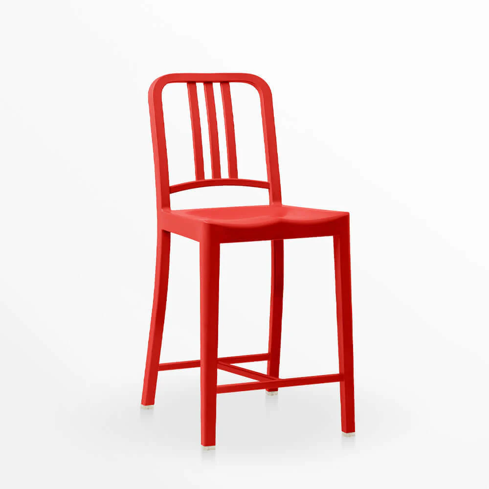 111 Navy Stool
