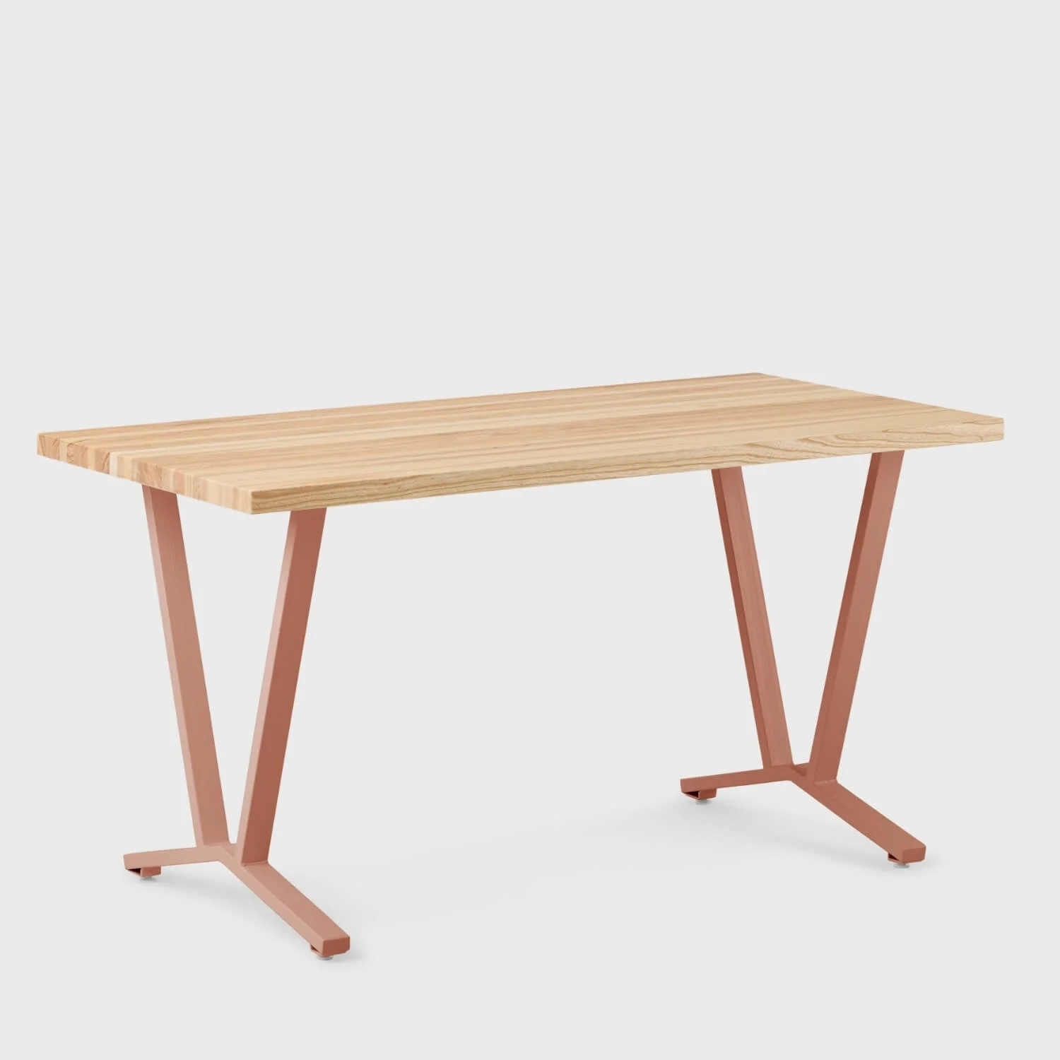 Elements Wood Top Flare Leg Desk 4 Elements Wood Top Flare Leg Desk