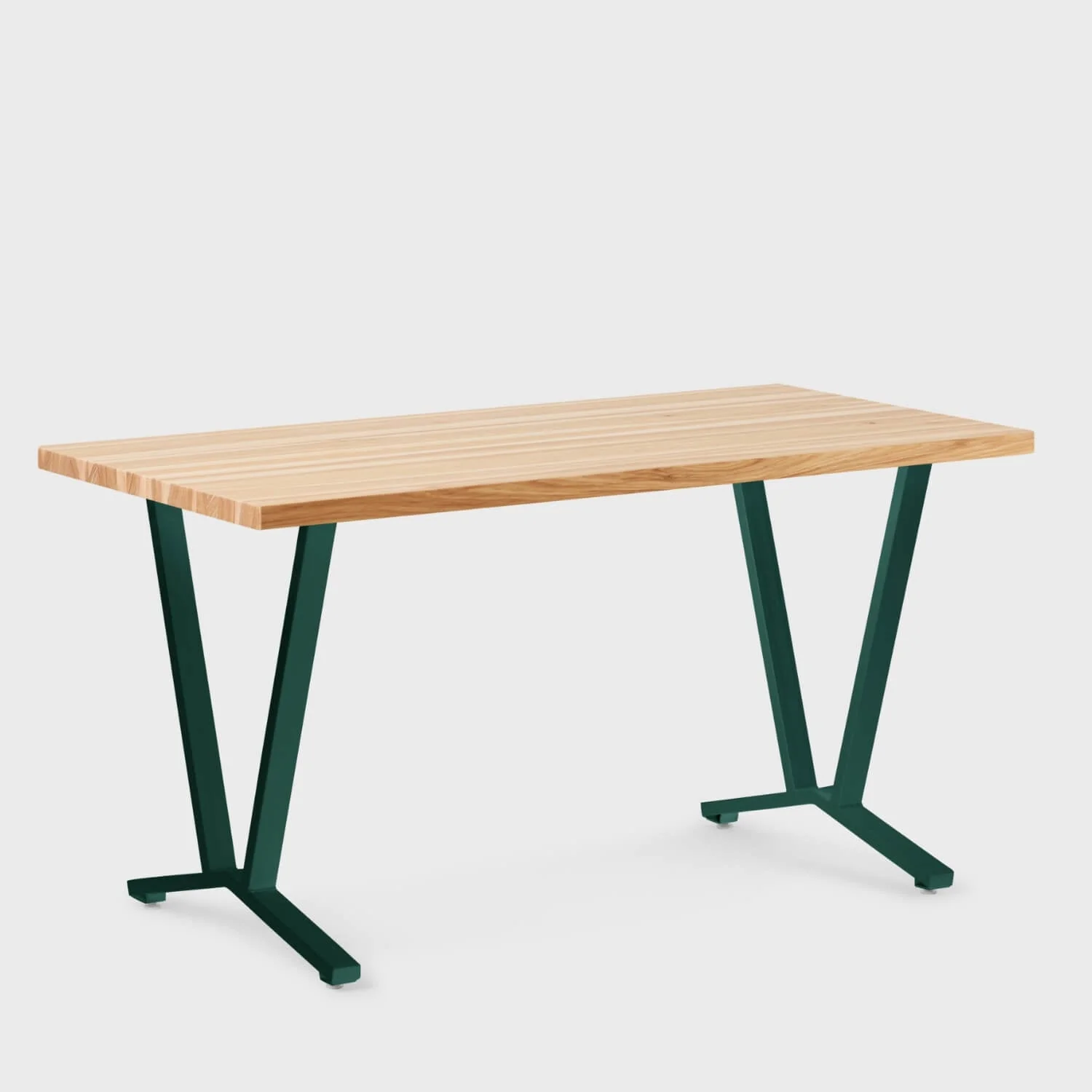 Elements Wood Top Flare Leg Desk 60 Elements Wood Top Flare Leg Desk