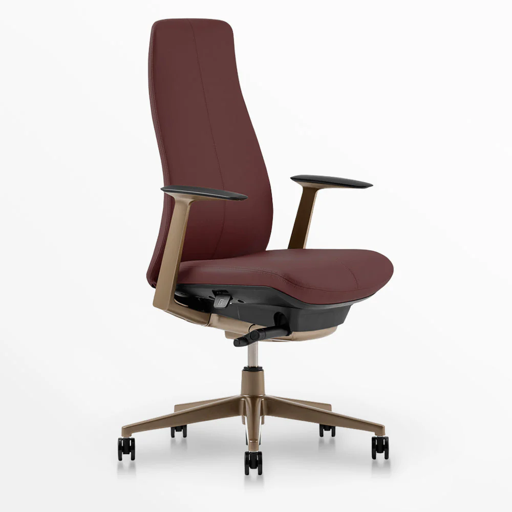 Fern Office Chair with Bronze Base