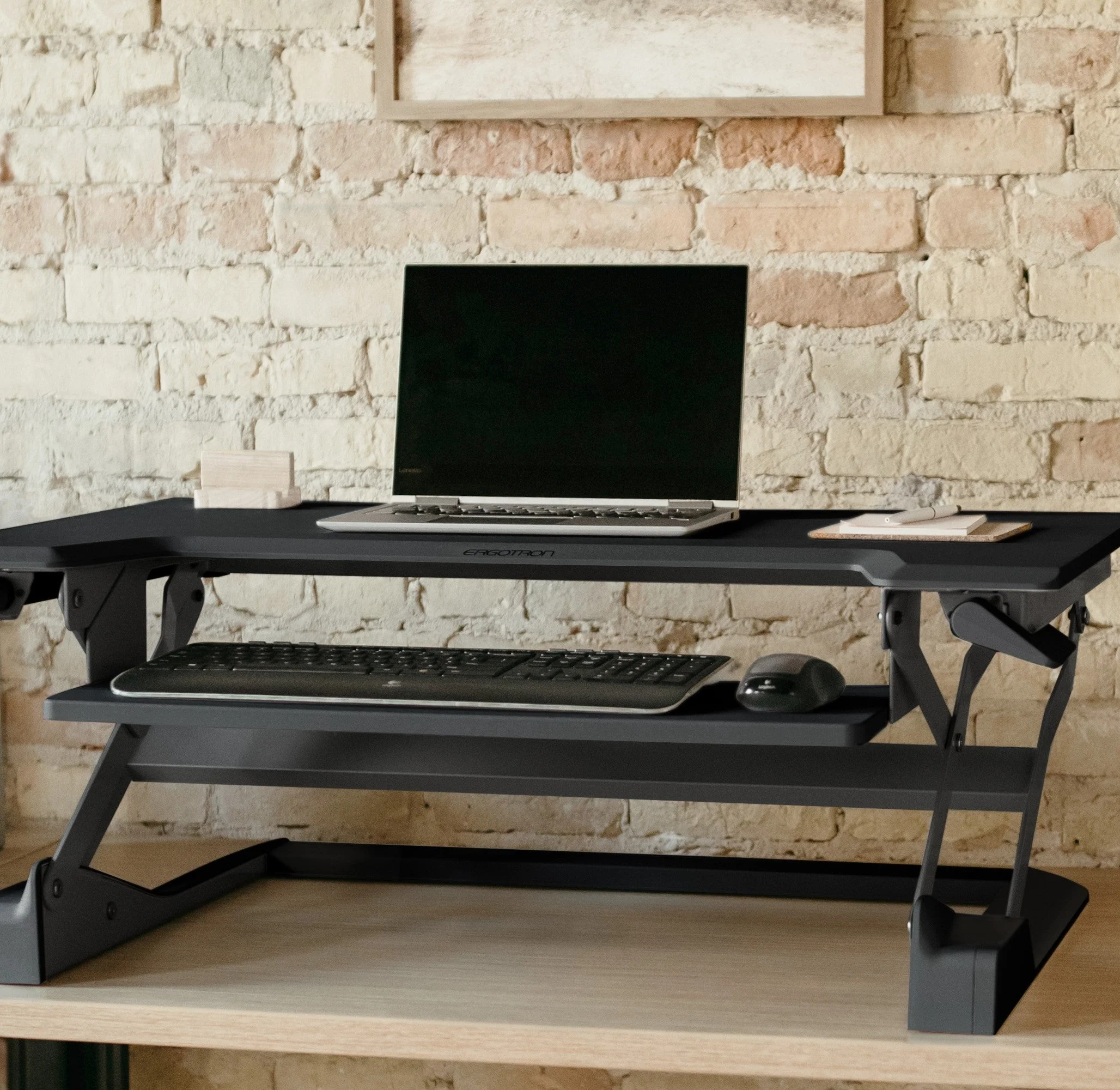 WorkFit Corner Standing Desk Converter 6 WorkFit Corner Standing Desk Converter