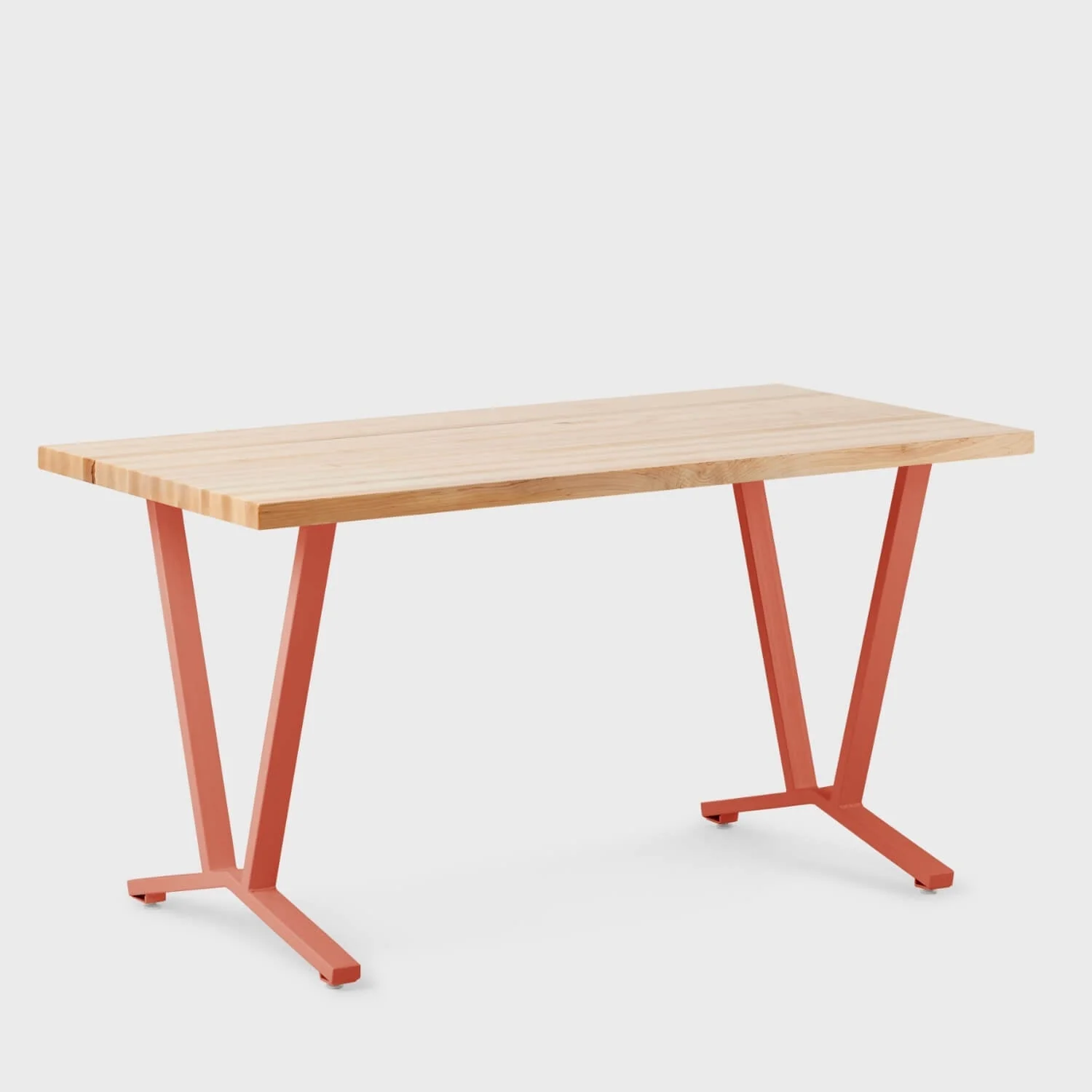 Elements Wood Top Flare Leg Desk 18 Elements Wood Top Flare Leg Desk