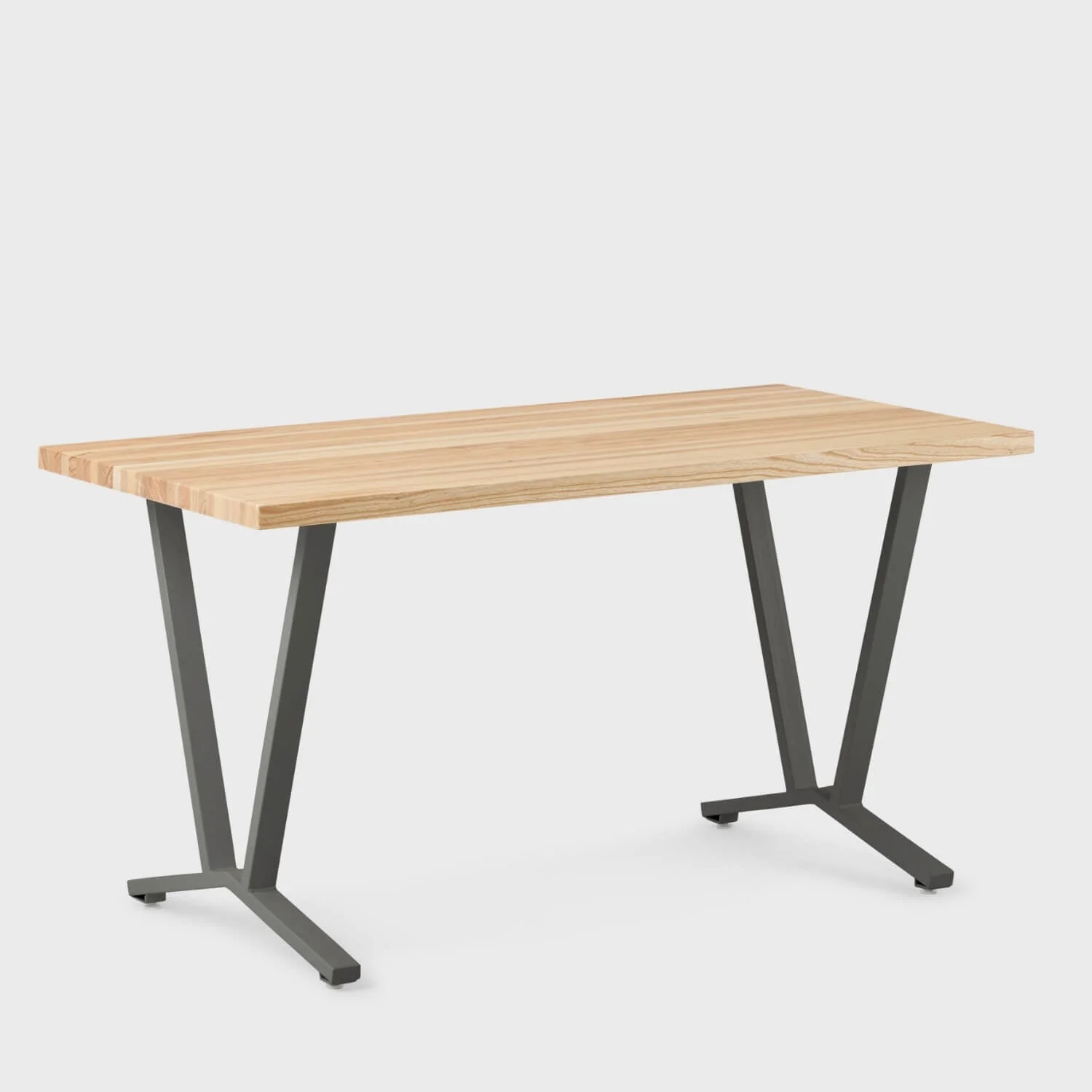 Elements Wood Top Flare Leg Desk 6 Elements Wood Top Flare Leg Desk